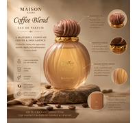 Lattafa Maison Asrar Mélange de café 100ml EDP Parfum unisexe Vacances, Cadeaux pour la Fête des Mères, Joyeux Anniversaire Verre