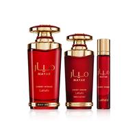 Lattafa Mayar Cherry Intense EDP 100 ml + EDP miniature 12 ml + Brume pour les cheveux 50 ml