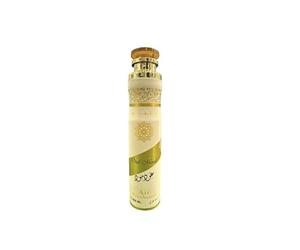 Lattafa Oud Mood Désodorisant de luxe pour maison, voiture et textiles, parfum arabe unisexe longue durée avec notes d'ambre et de caramel, désodorisant oriental durable (Oud Mood) 300 ml