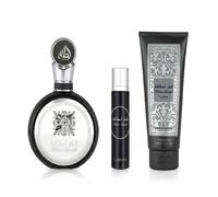 Lattafa Pride Fakhar Black EDP 100 ml + EDP MINI 12 ml + Gel douche 100 ml
