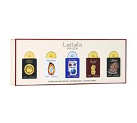 Lattafa Coffret cadeau Eau de Parfum N°3 – Luxe unisexe, mini vaporisateurs 5×20 ml