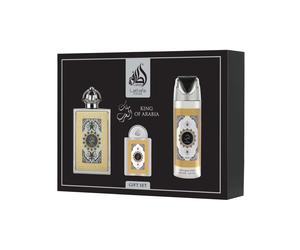 Lattafa Pride King Of Arabia EDP 100 ml + EDP 20 ml + DEO spray 200 ml