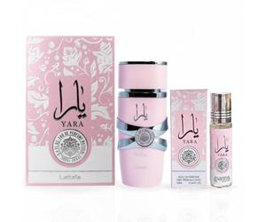 Lattafa Yara 2 Pièces Femme Eau de Parfum Spray + 0.34 Huile de Parfum Concentrée