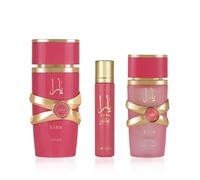 Lattafa Yara Candy EDP 100 ml + EDP MINI 12 ml + Parfum pour les cheveux 50 ml