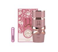 Lattafa Yara Elixir Eau de Parfum 100 ml, Parfum Arabe pour Femme Doux et de Longue Durée, Comprend un Atomiseur, Fragrance Féminine Durable avec des Notes de Fraise S’mores, Jasmin et Vanille (Yara