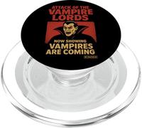 L'Attaque des Seigneurs Vampires Rétro Horreur Halloween PopSockets PopGrip pour MagSafe