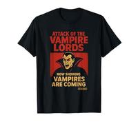 L'Attaque des Seigneurs Vampires Rétro Horreur Halloween T-Shirt