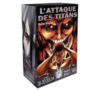 L'Attaque des Titans – Coffret T31 à T34 – 4 tomes – Pika Edition