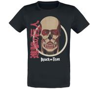 L'Attaque des Titans Colossus Titan Homme T-Shirt Manches Courtes Noir S