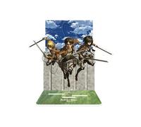 L'Attaque des Titans - Diorama acrylique Eren, Mikasa & Armin 20 cm
