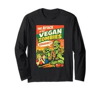 L'Attaque des Zombies végétaliens, Graaains, Horreur rétro Manche Longue