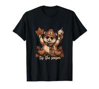 Latte à la Citrouille d'automne Hamster « C'est la Saison » T-Shirt