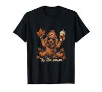 Latte à la Citrouille d'automne Teckel « C'est la Saison » T-Shirt