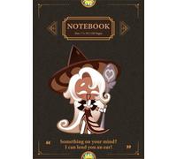Latte Cookie Notebook: Kingdom Run Diary with 120 lined pages in a medium 7 x 10 for students note taking and everyday writing
