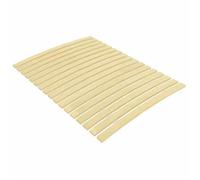 Latte de rechange pour sommier - vidaXL - 17 lattes - 90x200 cm - Bois de peuplier - Pliable - Lattes enroulables - Brun