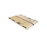 vidaXL Sommier à lattes 100x200 cm – 28 lattes, 7 zones – Lit simple adultes