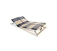 vidaXL Sommier à lattes 246477 - avec 42 lattes, 7 zones - 120 x 200 cm