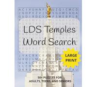 Latter Day Saints Temples Word Search Book: Puzzles with Large Print about LDS Temples, Mormons, Utah, and More | 8.5x11 inches, 100+ Pages... Gift for Baptisms, Missionaries, and Sacrament Meetings