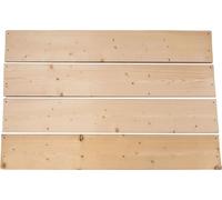 Lattes de banc pin naturel planche de bois banc de jardin extérieur banc de parc 120x20x3cm 4 pièces 9966