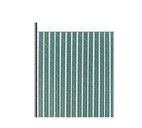 Lattes de Confidentialité à Ailes Double Paroi Lattes Verticales 120cm Haut