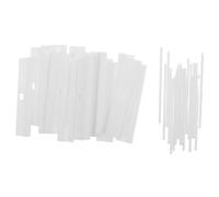 Lattes de Remplacement for Stores Verticaux 80 ou 50 Pièces Kit Réparation Fenêtre Cintre en PVC Accessoires d'Installation Faciles for Volets Endommagés