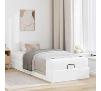 Lattes Fixes Acier Fini Mat Chambre Moderne Blanc 90 x 190 cm
