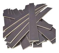 Lattes pour sommier - EBAC LITERIE - 30 lattes - Bois multiplis - 680x68x8 mm - Noir Noir