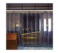 Lattes verticales en PVC résistant aux intempéries pour salles de refroidissement et portes de rangement Séparateur de pièces propres 1,3 mm d'épaisseur 1,05 x 2,4 m