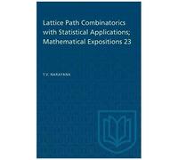 Lattice Path Combinatorics With Statistical Applications; Mathematical Expositions 23