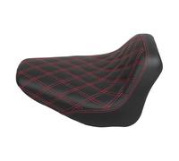 Lattice Red Centing Motorcycle Front conducteur solo siège en solo compatible avec Softail Deluxe Flstn Heritage Classic Flstc 2006 2017