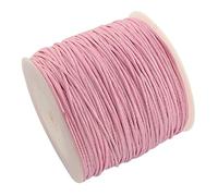 L'attrape-rêve 5 mètres de Cordon Rose en Coton ciré, épaisseur 1 mm, Longueur 5 mètres