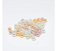 L'attrape-rêve lot de 200 perles rondes multicolores nacrées dans les tons de rose diamètre 6 mm