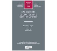 L'attribution Du Droit De Vote Dans Les Sociétés