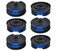 Latuwa Lot de 4 bobines de tête de débroussailleuse 29082 29242 avec fil en nylon de 0,1 cm pour débroussailleuse Greenworks 21212 21272 (4)
