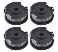 Latuwa Lot de 4 bobines de tête de débroussailleuse F016800385 F016800569 avec fil en nylon de 0,16 cm x 4,8 m pour débroussailleuse Bosch Easy Grass Cut 23 26 18 18-230 18-260 18-26