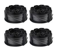 Latuwa Lot de 4 bobines de tête de débroussailleuse F016800570 avec ligne de 0,06 cm x 6,1 m pour débroussailleuse sans fil Bosch Universal GrassCut 18 18-26 18-26 18-260