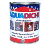 Latzel Dämmstoffe Aqua Dicht Mastic de réparation pour fibres 750 ml Boîte transparente - Scelle immédiatement par tous les temps - L'original