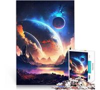 L'aube du Cosmos Puzzles 2000 pièces pour Adolescents Jouet éducatif Anti-Stress est idéal comme Cadeau pour Toute la Famille 70x100cm
