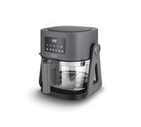 Lauben Glass&Grill Air Fryer Friteuse à air chaud 3 en 1 5500BG avec capacité 5,5 L, panier à frire en verre, 6 programmes + réglage manuel, 3 en 1 - peut être utilisé comme grill et poêle à frire