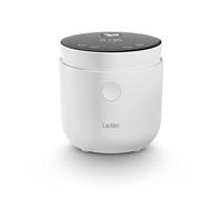 Lauben LOW Sugar Rice Cooker, Cuiseur à riz avec fonction à faible teneur en sucre, 1,5 l, fonction de maintien au chaud, récipient intérieur lavable au lave-vaisselle, surface antiadhésive (Blanc)