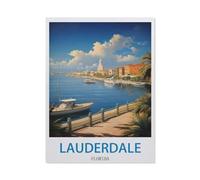 Lauderdale Florida，Jigsaws Puzzles 1000 Pieces Teens Kids Jigsaw Entertainment Toys Brain Challenge Puzzle（50x70cm）-EC91