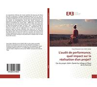 L'audit de performance, quel impact sur la réalisation d'un projet?: Cas du projet «SAV» (Santé Au Village et Place de la Femme)
