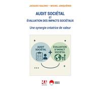 L'audit d'impact sociétal Une synergie créatrice de valeur - Jacques Igalens - Ma Editions - broché - Etude