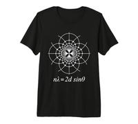 Laue Diffraction Cristallographie Rayons X Law Bragg's Law T-Shirt Haut de Gamme
