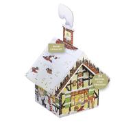 Lauensteiner Maison de l'Avent | 300 g de truffes et chocolats faits à la main | 24 couleurs assorties, sans alcool, 1 paquet