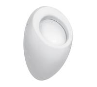LAUFEN Alessi one urinoir à aspiration, sans trous pour montage de couvercle, sans mouche, 325x290mm, H8409754000001, Couleur: Blanc avec LCC