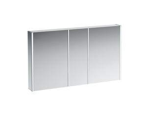 LAUFEN Armoire de toilette Running Frame 25, éclairage vertical, arrêt extérieur/droit, 750x1300, H4087049001441, Exécution: Pièces latérales en miroir