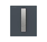 LAUFEN AU102 INEO plaque de commande, pour urinoir, verre, touche de commande aspect inox, 125x145x10mm, H9091020780001, Couleur: anthracite