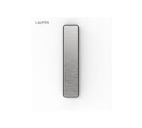 LAUFEN AU102 INEO plaque de commande, pour urinoir, verre, touche de commande aspect inox, 125x145x10mm, H9091021940001, Couleur: Blanc