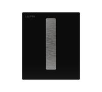 LAUFEN AU102 INEO plaque de commande, pour urinoir, verre, touche de commande aspect inox, 125x145x10mm, H9091021240001, Couleur: Noir